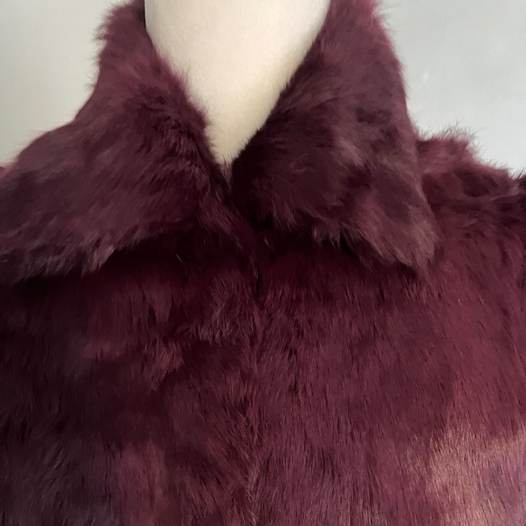 Vintage Magenta/Purple Fur Jacket - Picture 5 of 10